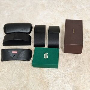 Lot of 7 luxury Glasses Cases And Boxes